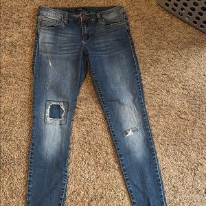 STS Blue Ankle Cropped Distressed Jeans